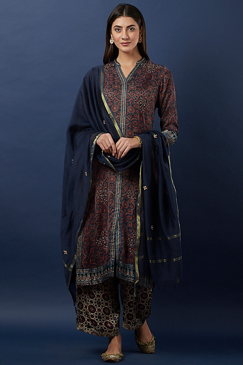 Ajrak silk