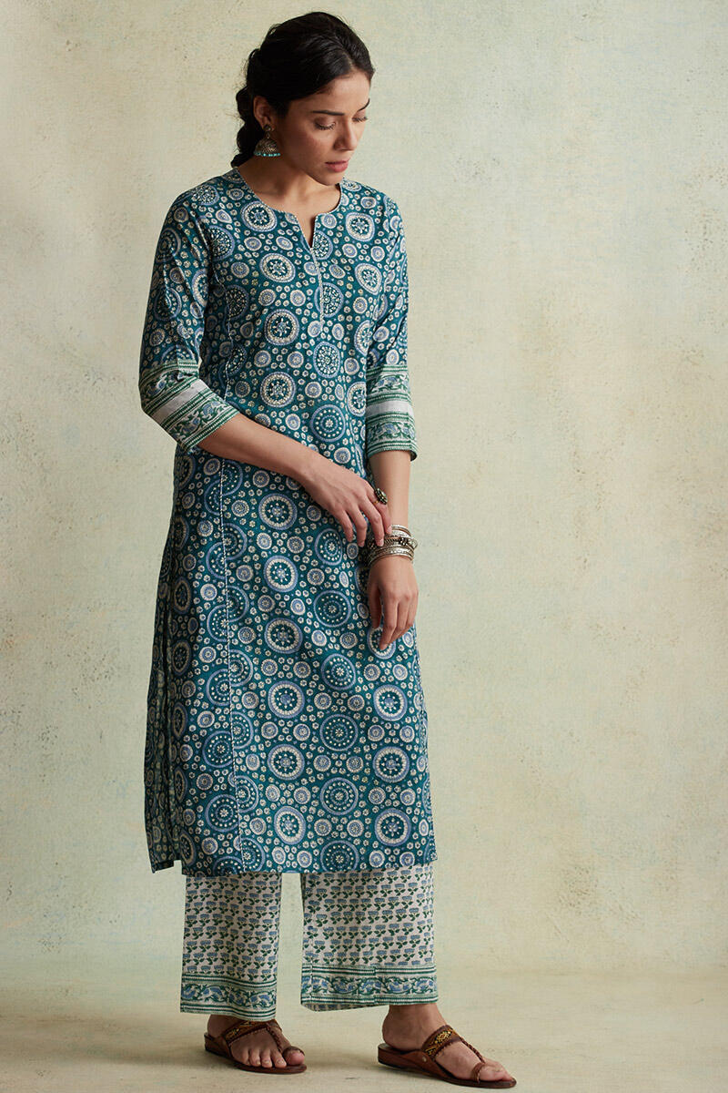 Nausheen Ruhani Block Printed Kurta