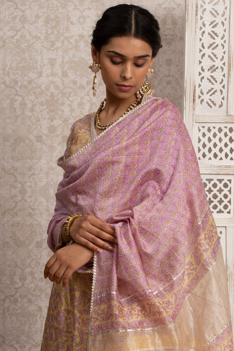 Parinaz Gulnar Chanderi Dupatta
