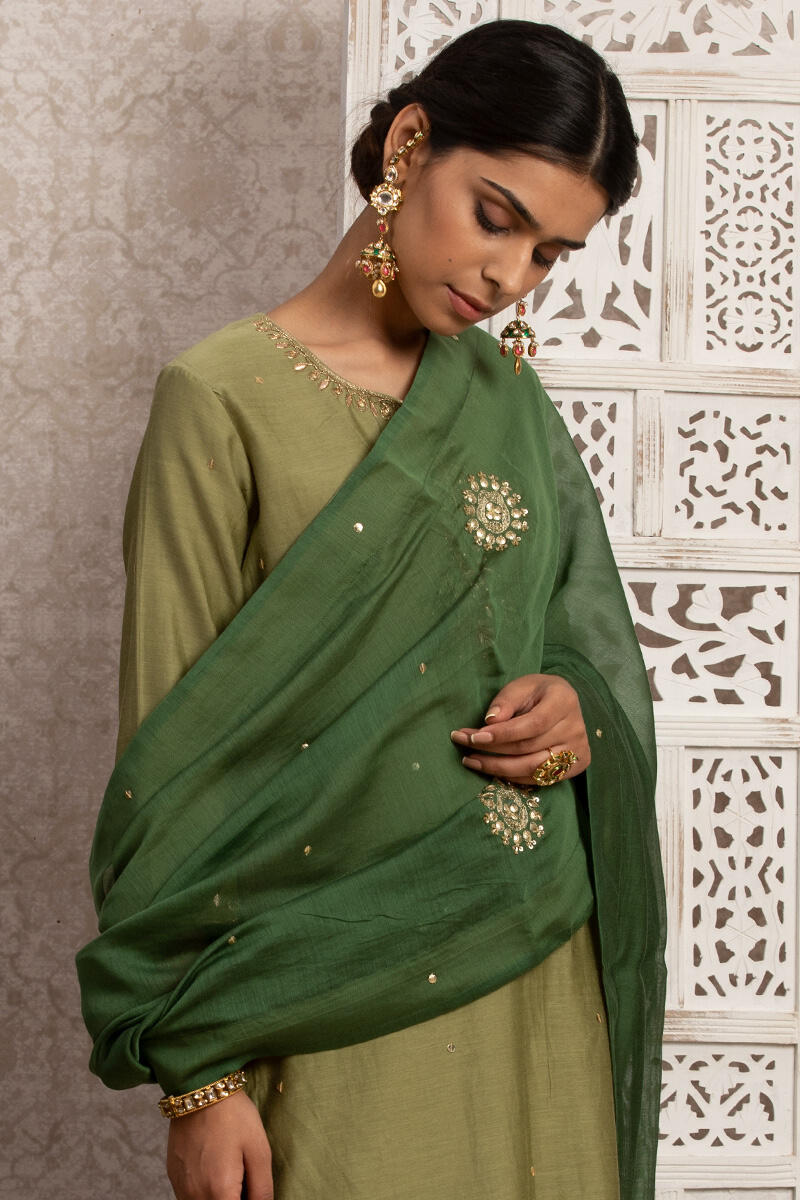 Parinaz Narjes Cotton Silk Dupatta