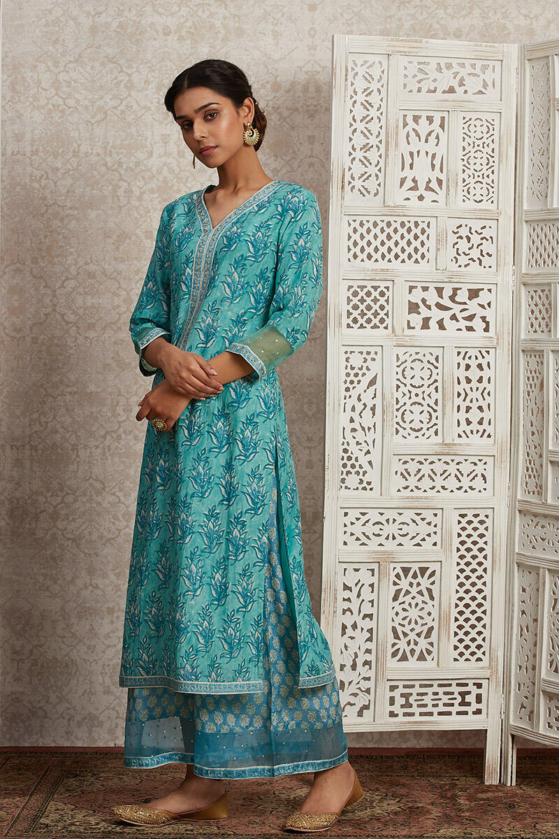 Parinaz Nazia Cotton Silk Kurta