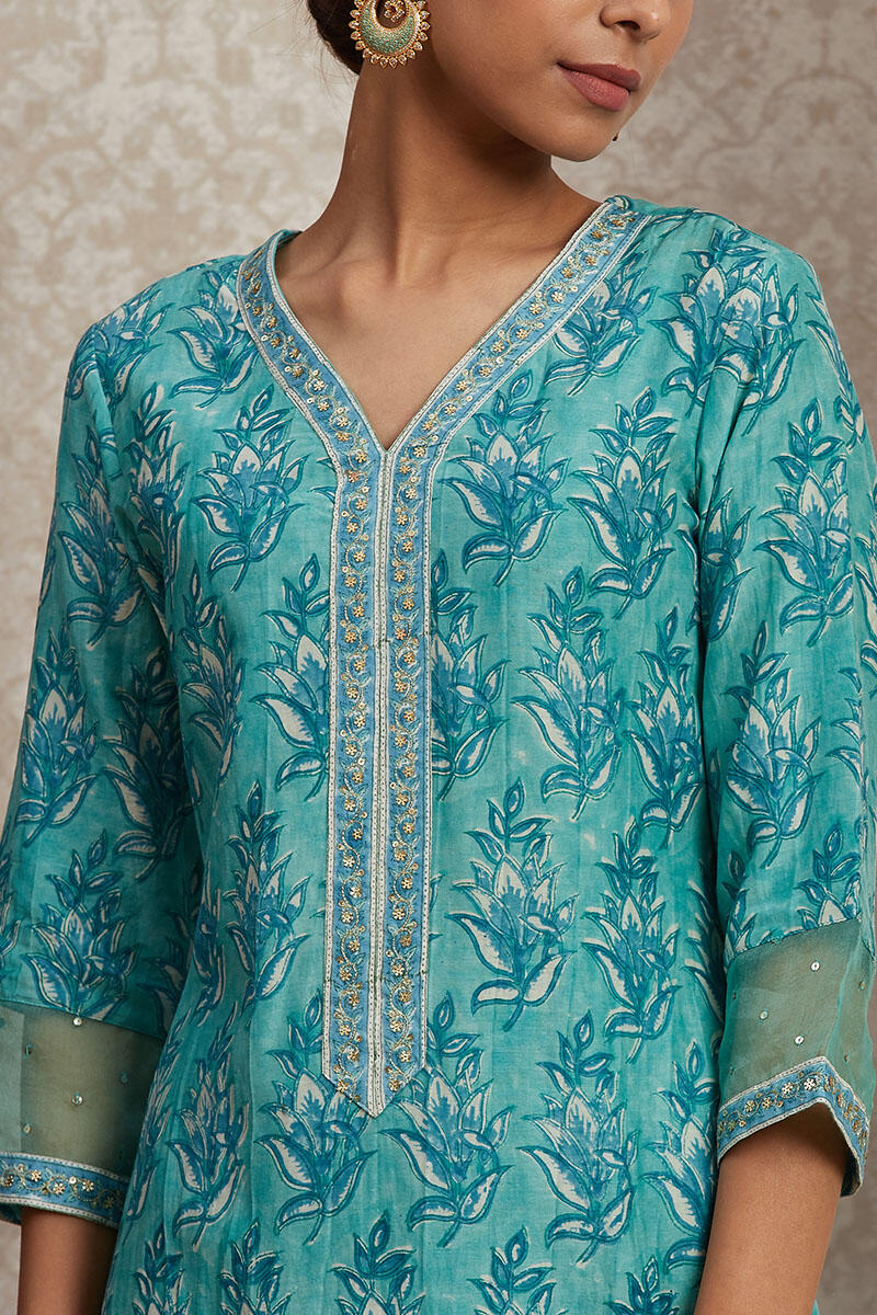 Parinaz Nazia Cotton Silk Kurta