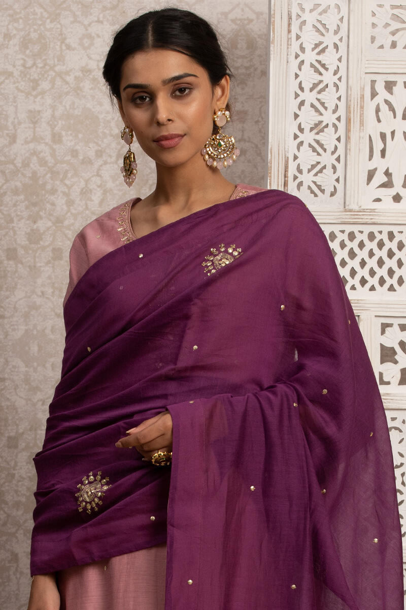 Parinaz Zunaira Cotton Silk Dupatta