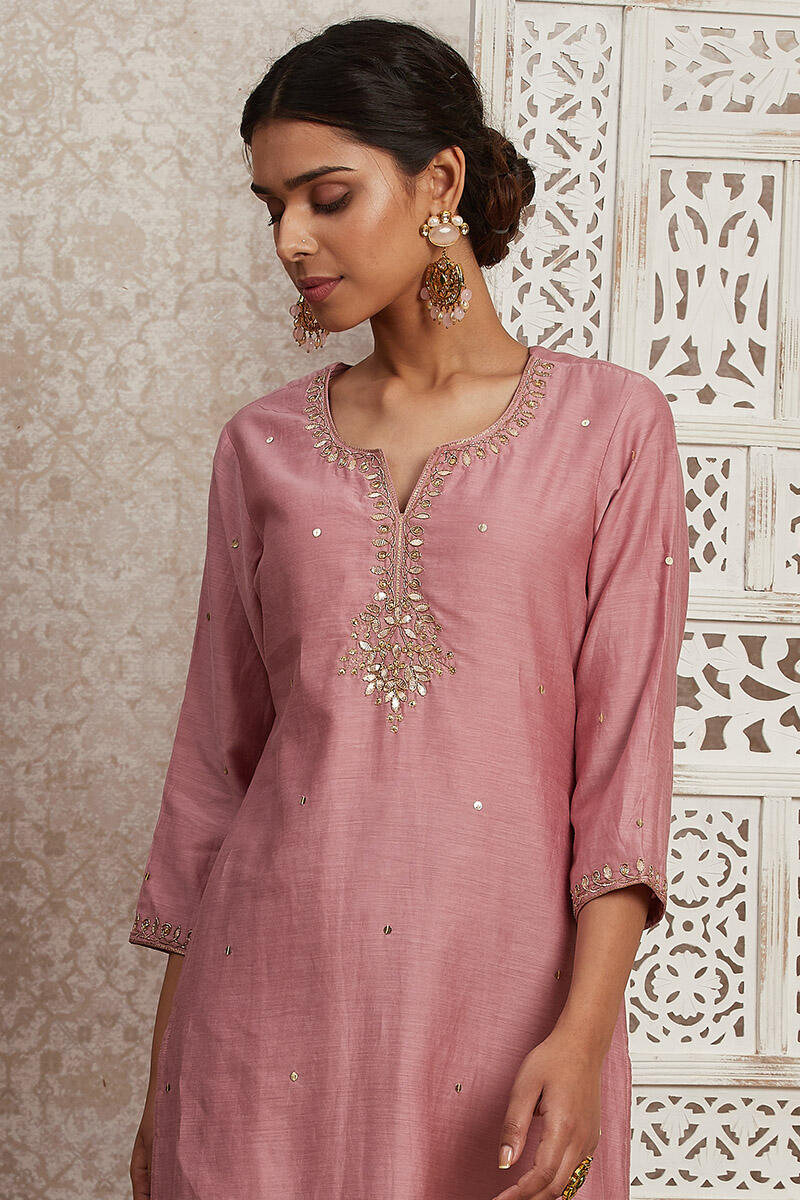 Parinaz Zunaira Cotton Silk Kurta