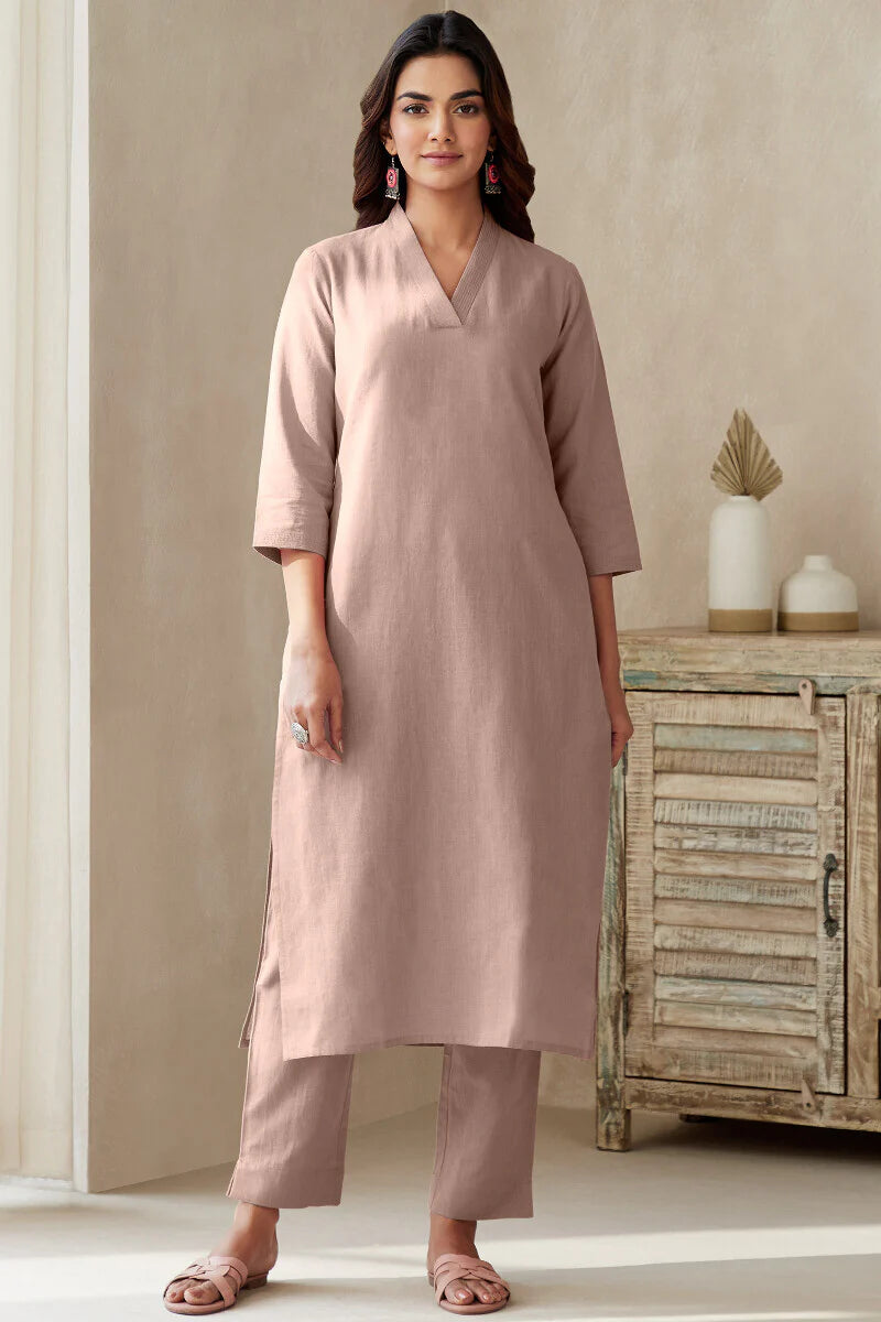 Roza Powder Pink Kurta
