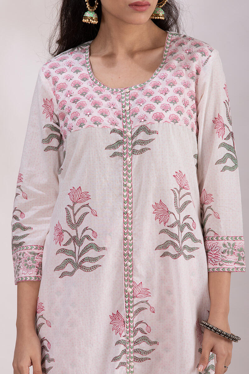 Roz Meher Ruhani Block Printed Kurta