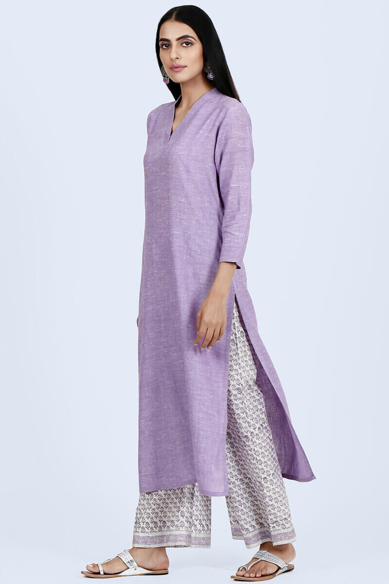 Roza Afreena Lavender Kurta