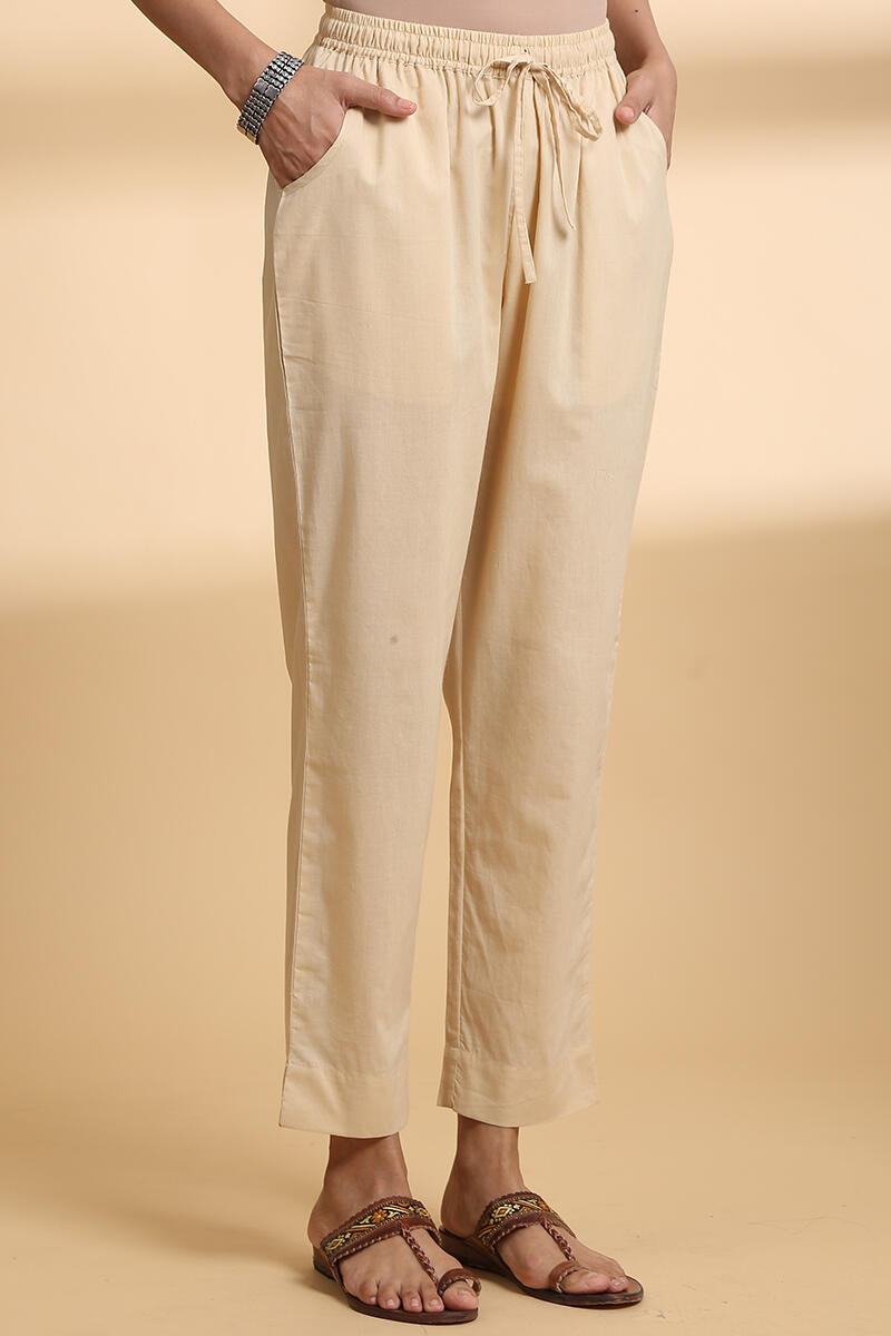 Roza Beige Narrow Pants