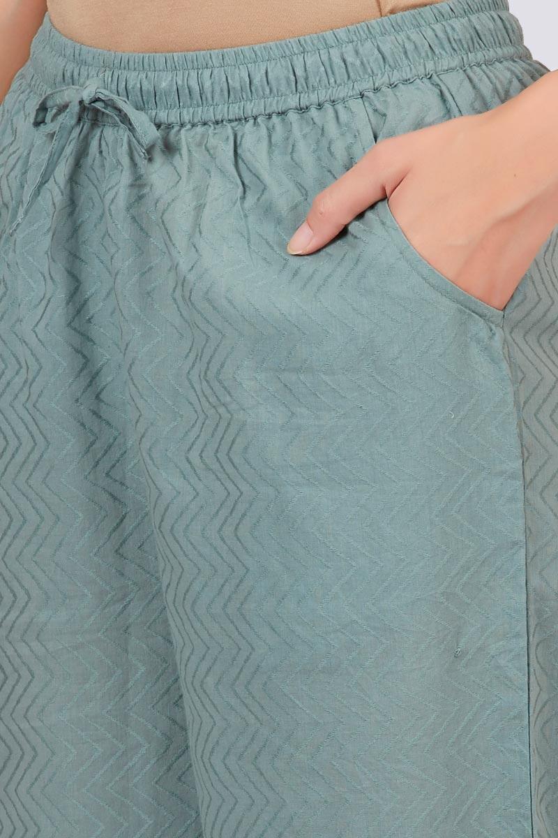 Roza Jahan Slate Green Farsi