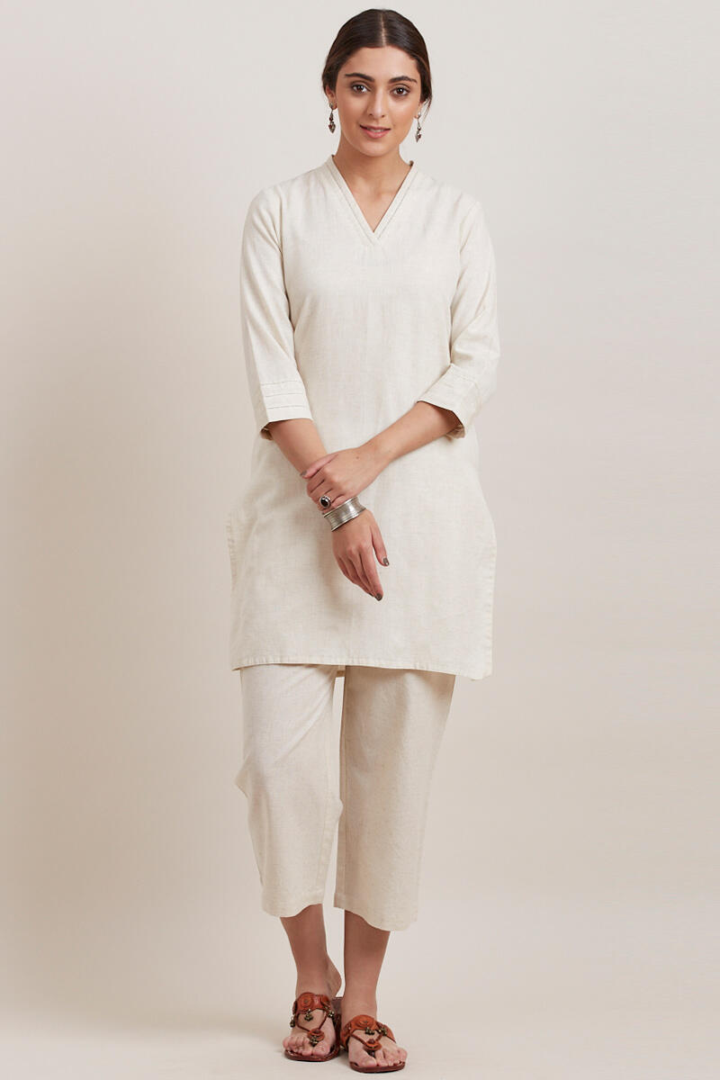 Roza Zara Off-White Culottes