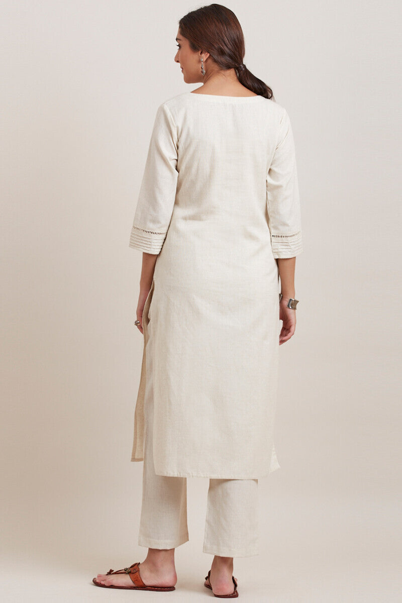 Roza Zara Off-White Kurta