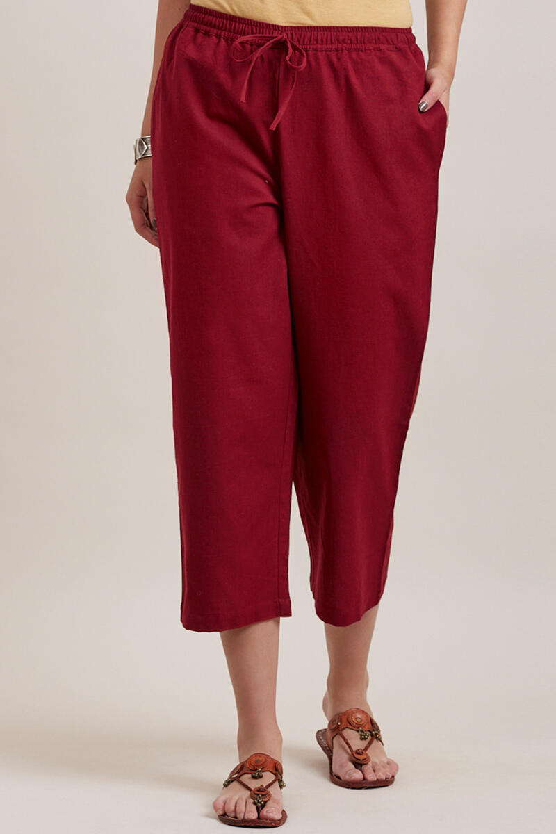 Roza Zara Red Culottes