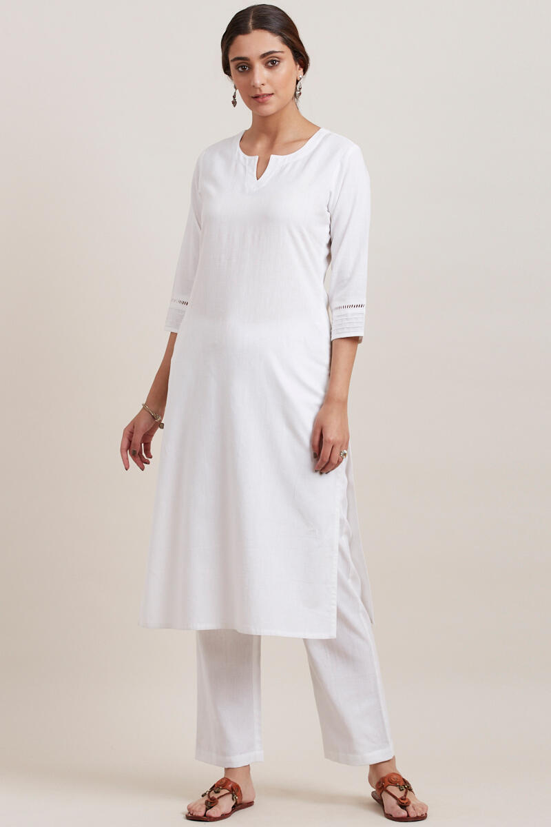 Roza Zara White Kurta