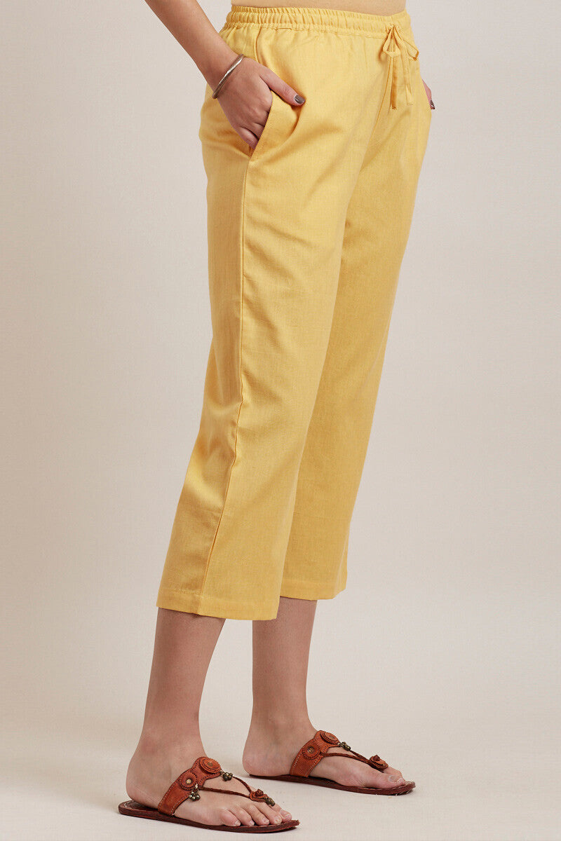 Roza Zara Yellow Culottes
