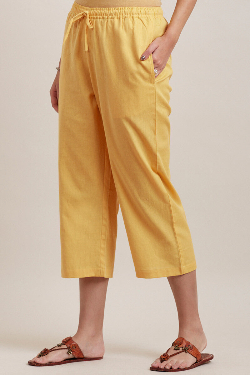 Roza Zara Yellow Culottes