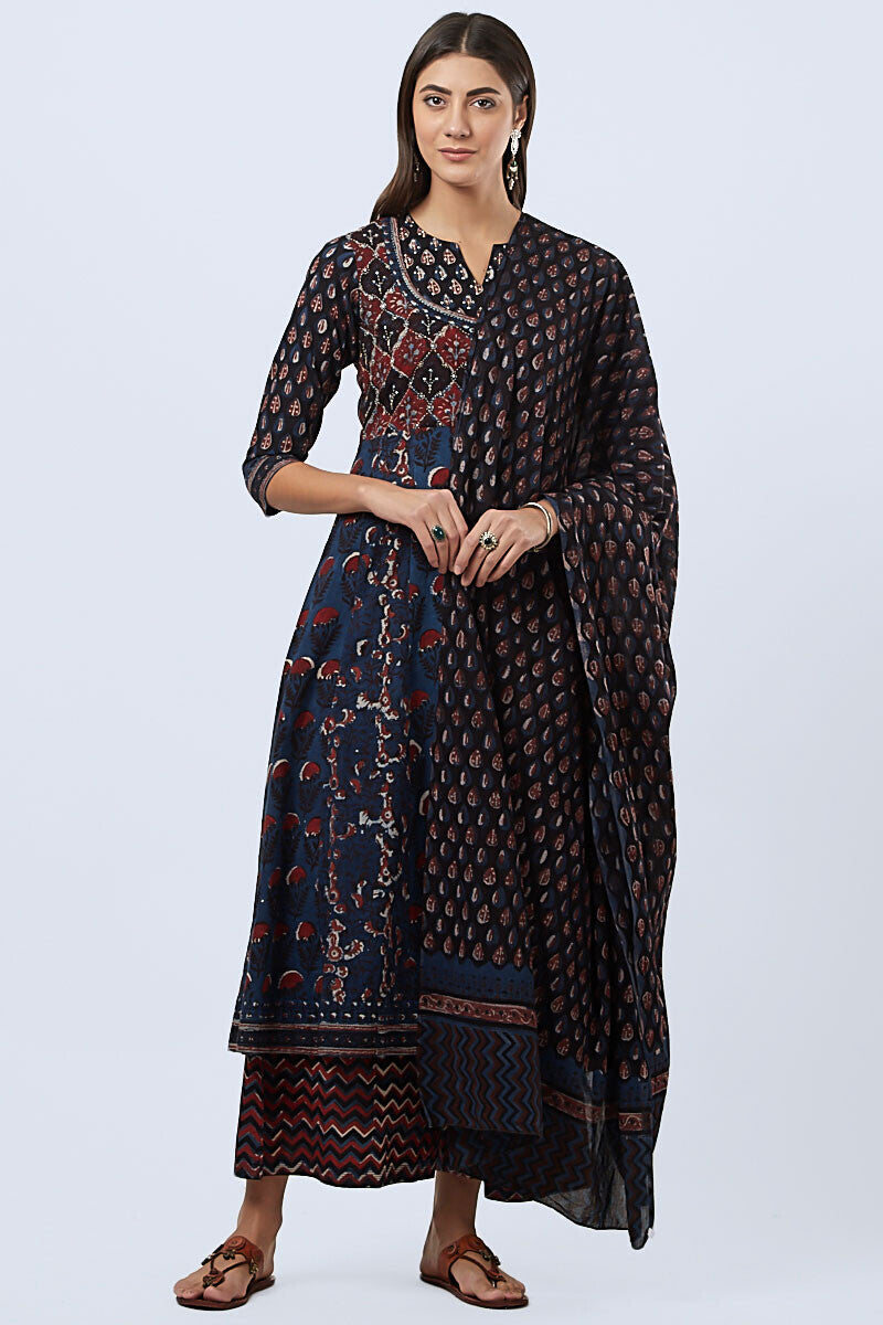 Bagru kurta