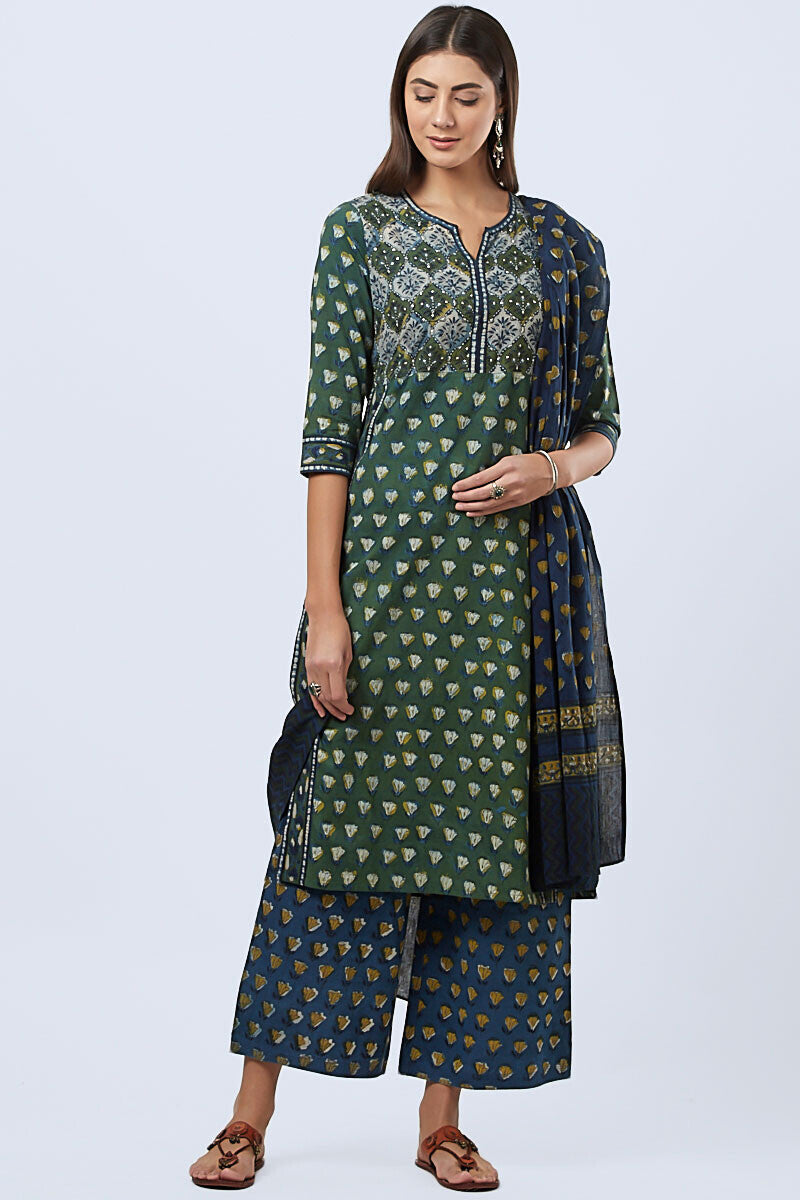 Bagru kurta