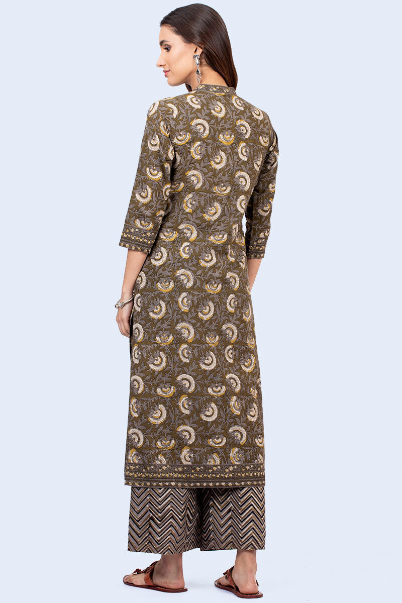 Bagru kurta
