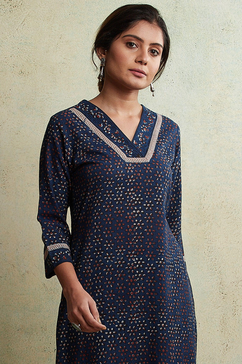Sehra Nahid Bagru Block Printed Kurta