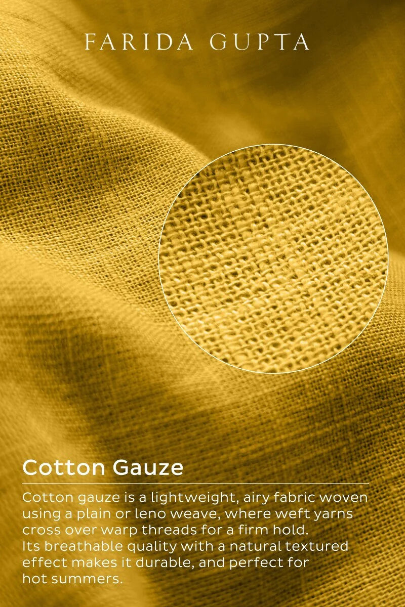 Surplus: Roza Sahira Yellow Kurta