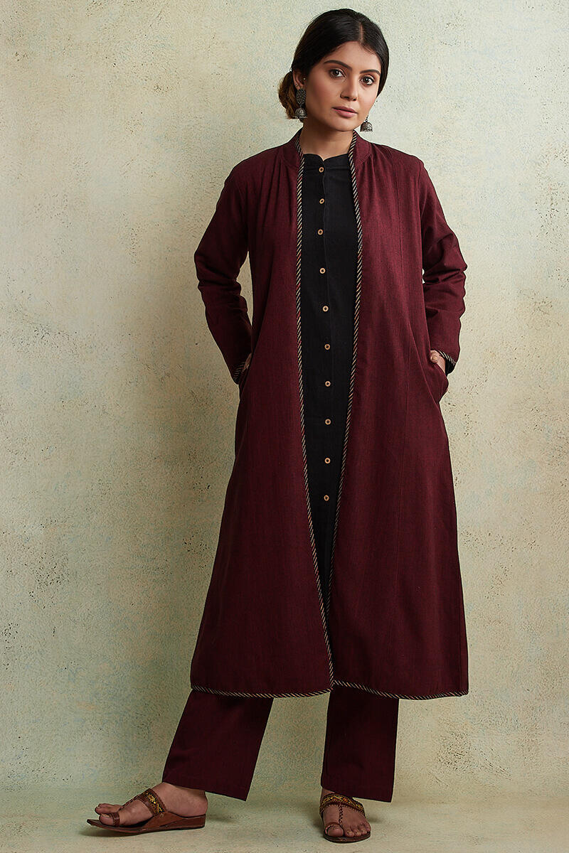 Zahabiya Heer Reversible Handloom Jacket