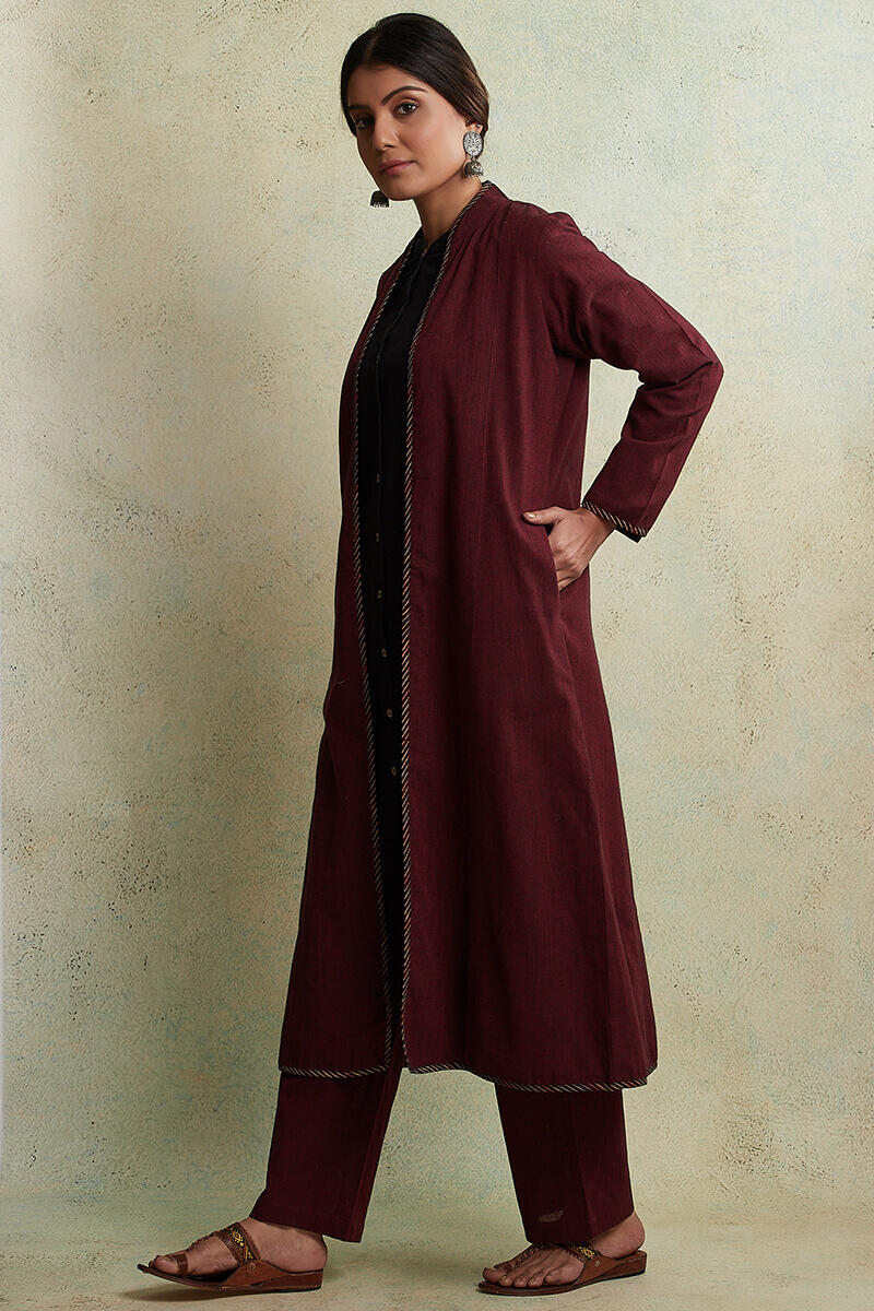 Zahabiya Heer Reversible Handloom Jacket