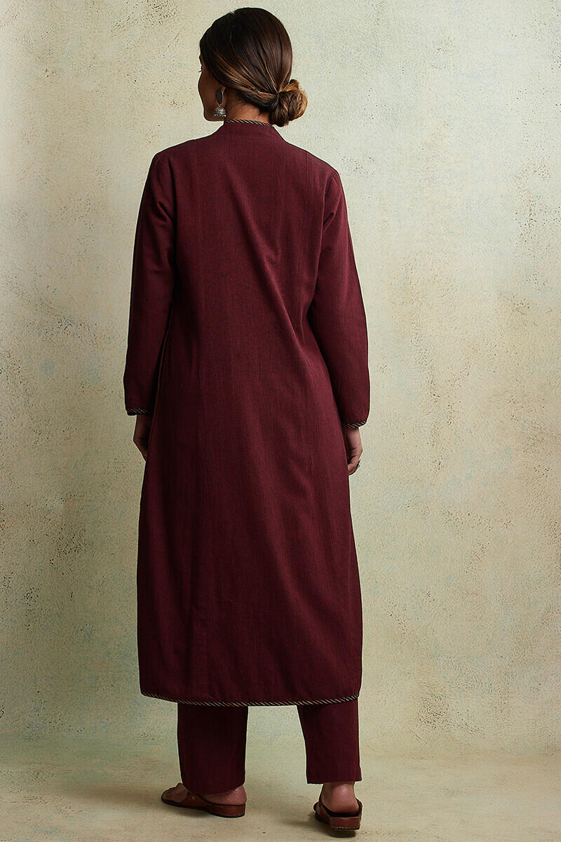 Zahabiya Heer Reversible Handloom Jacket