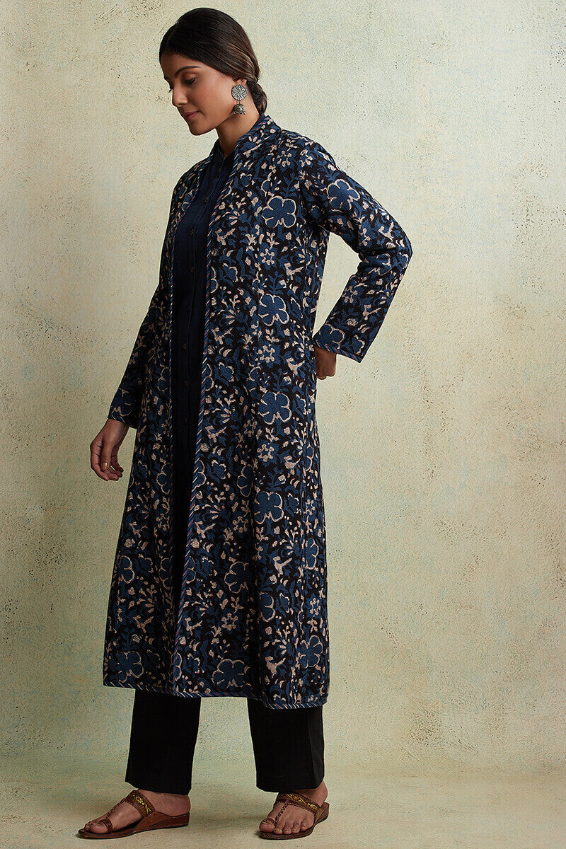 Zahabiya Kiara Reversible Handloom Jacket