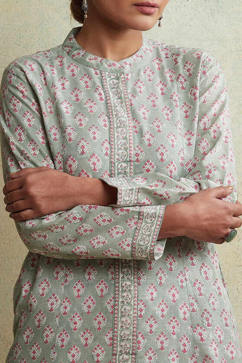 Zahabiya Zoya Block Printed Kurta