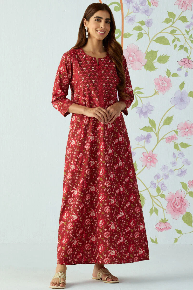Printed Kaftans Dress