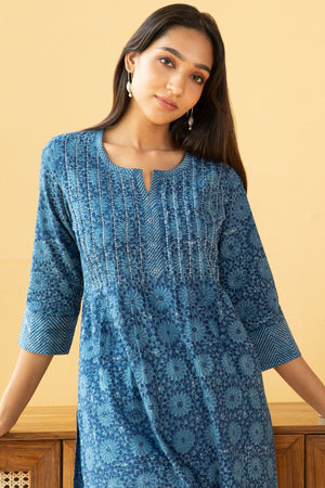 Noor Nazia Indigo Kurta