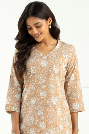 Gauhar Sanam Block Printed Pyjama Set