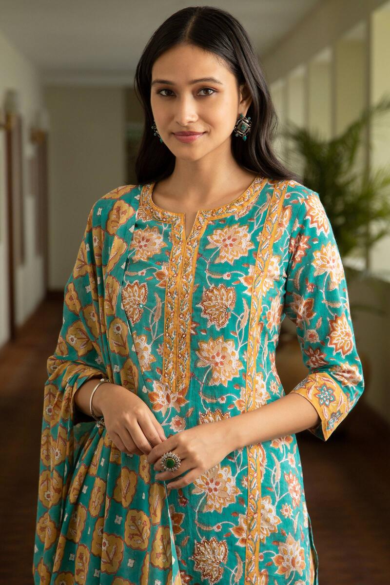 Gauhar Sahira Block Printed Dupatta