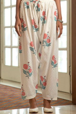 Nazm Suhana Block Printed Salwar