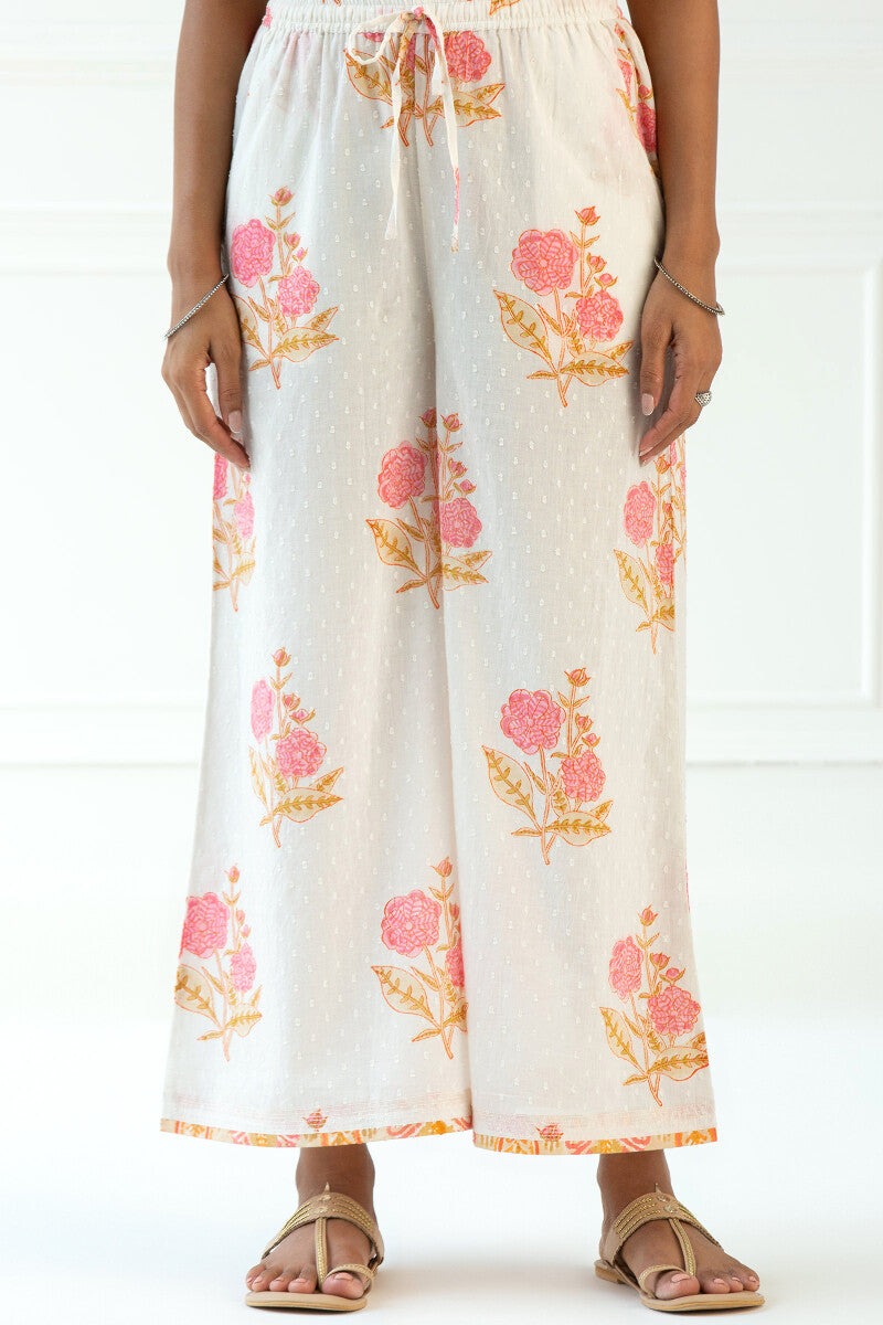 Nazm Nahida Block Printed Palazzo