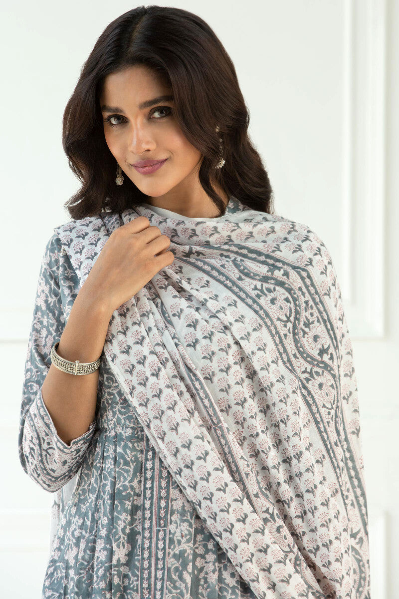Gauhar Zenia Block Printed Dupatta