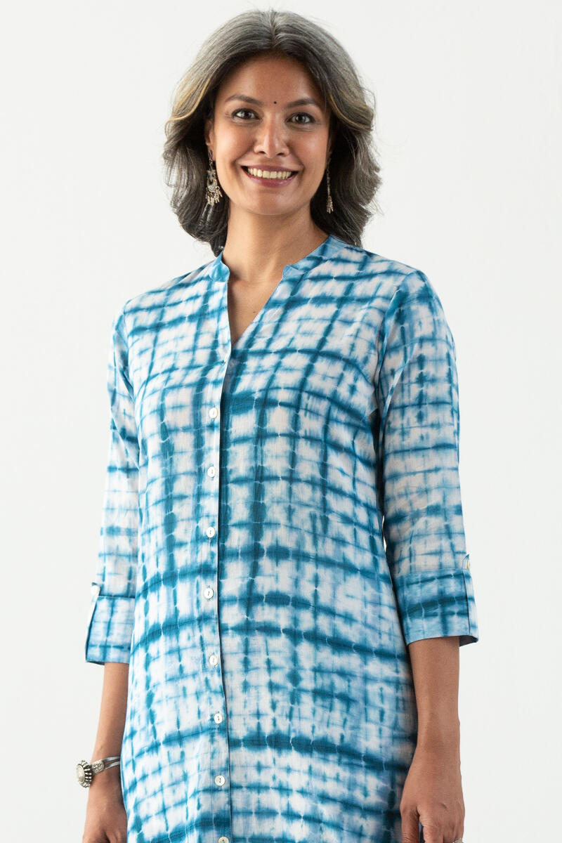 Leher Zoya Shibori Kurta