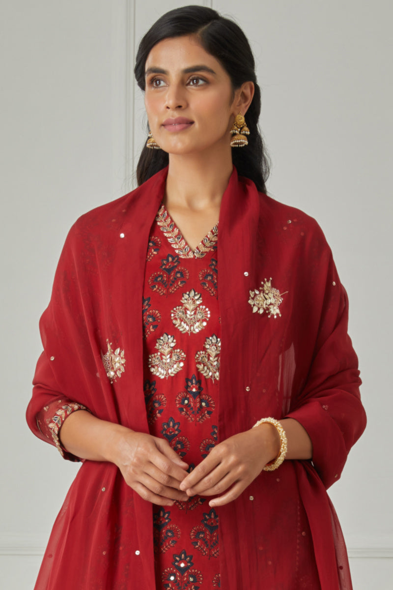 Zubeida Jahanzeb Organza Dupatta