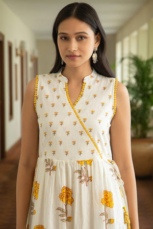 Gauhar Nairaa Block Printed Dress