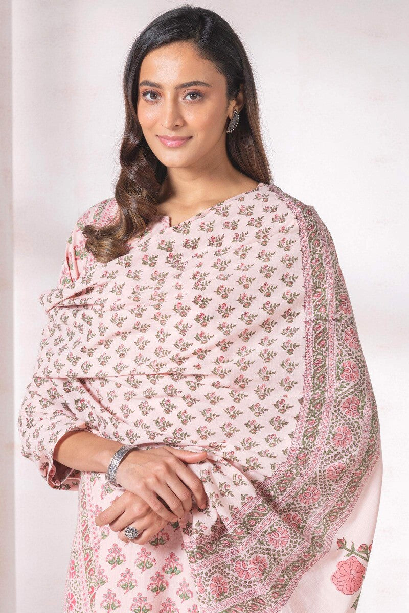 Naadirah Saima Slub Sanganeri Dupatta