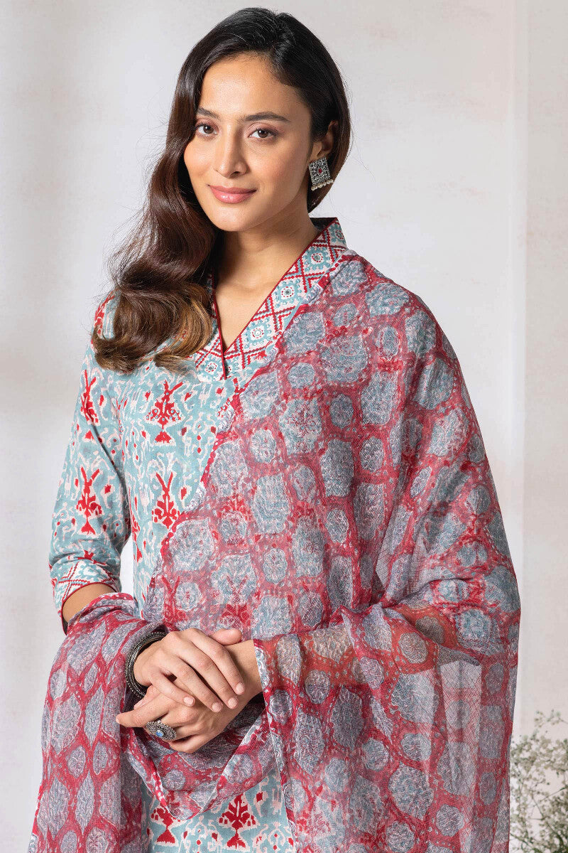 Gauhar Nazina Sanganeri Kota Dupatta