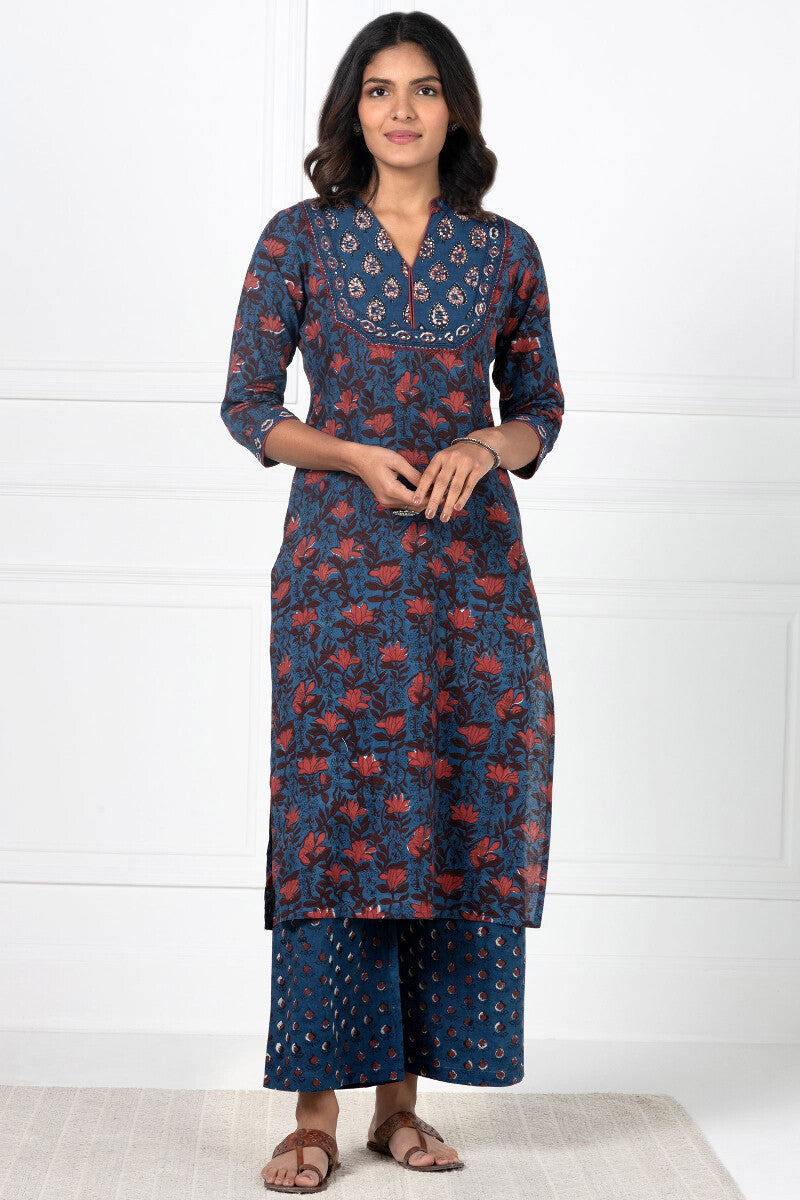 Sehra Maya Bagru Kurta