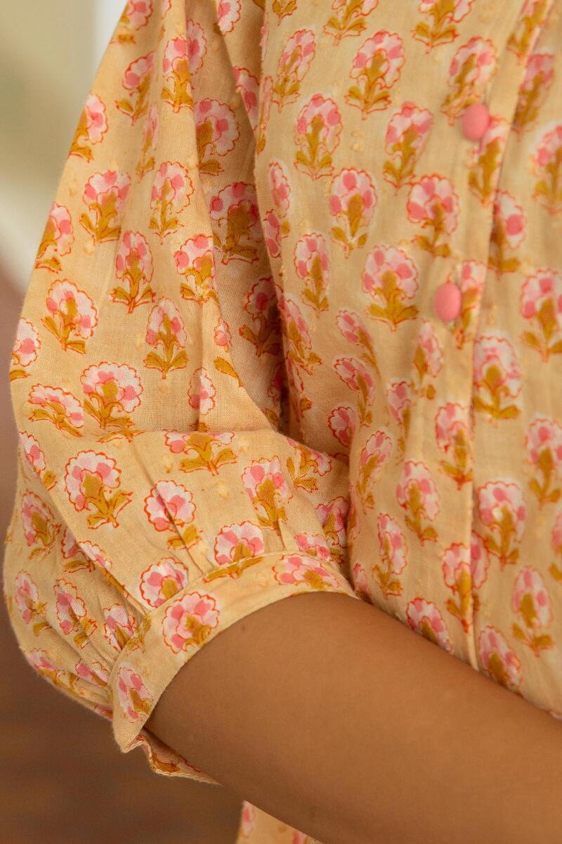 Nazm Jiya Block Printed Top