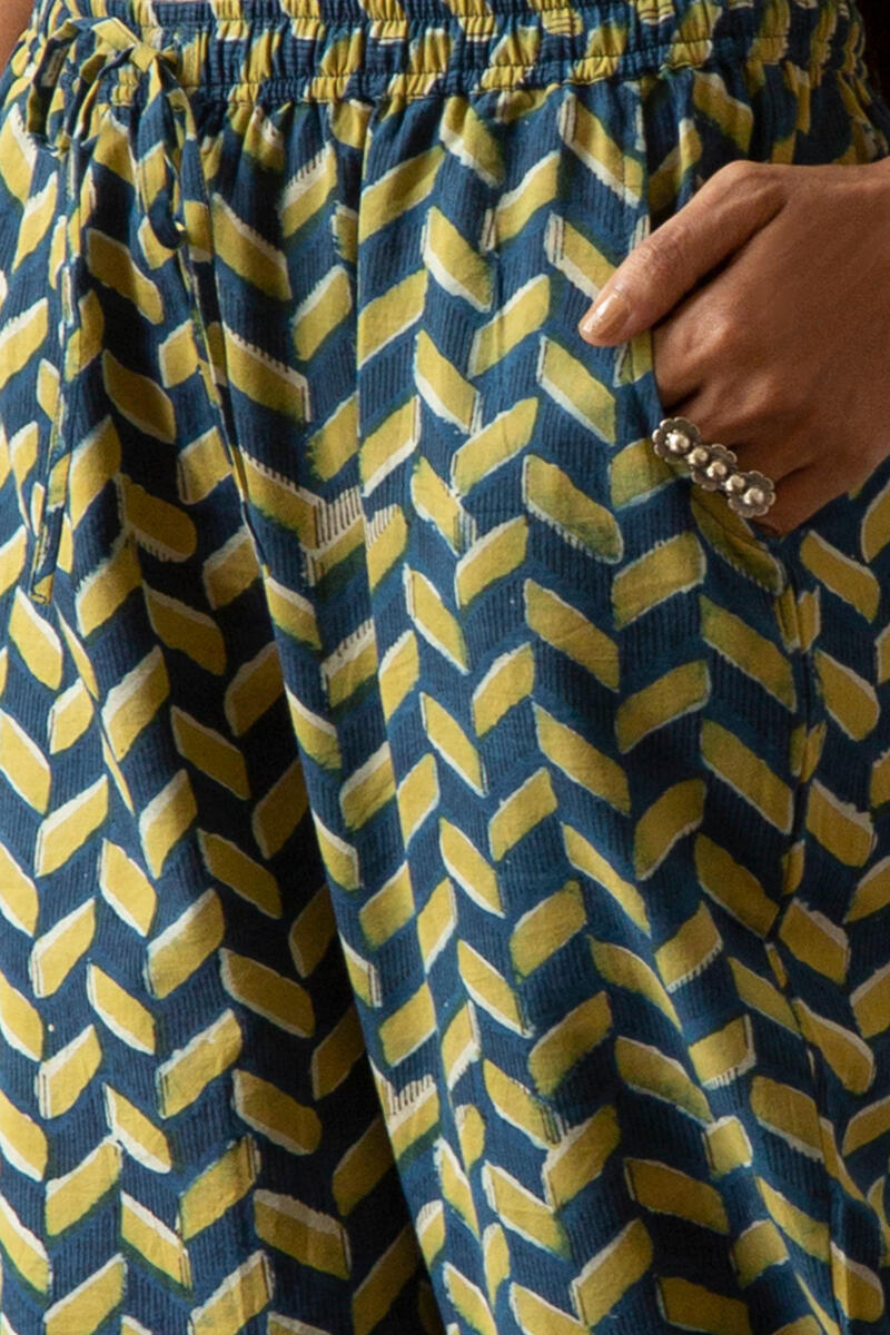 Sehra Aasma Bagru Narrow Pants