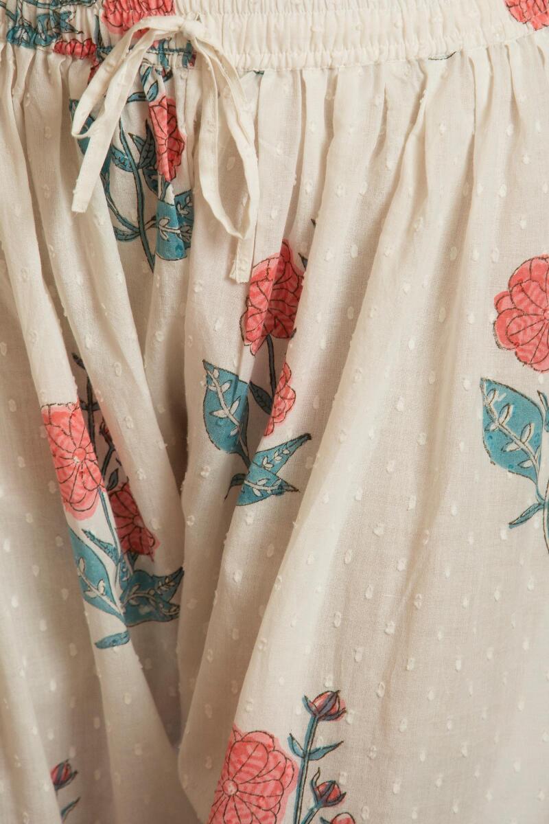 Nazm Suhana Block Printed Salwar