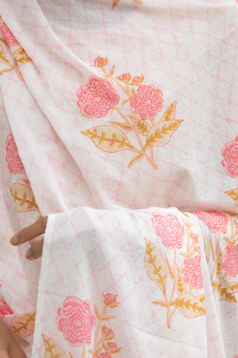 Nazm Nahida Block Printed Dupatta