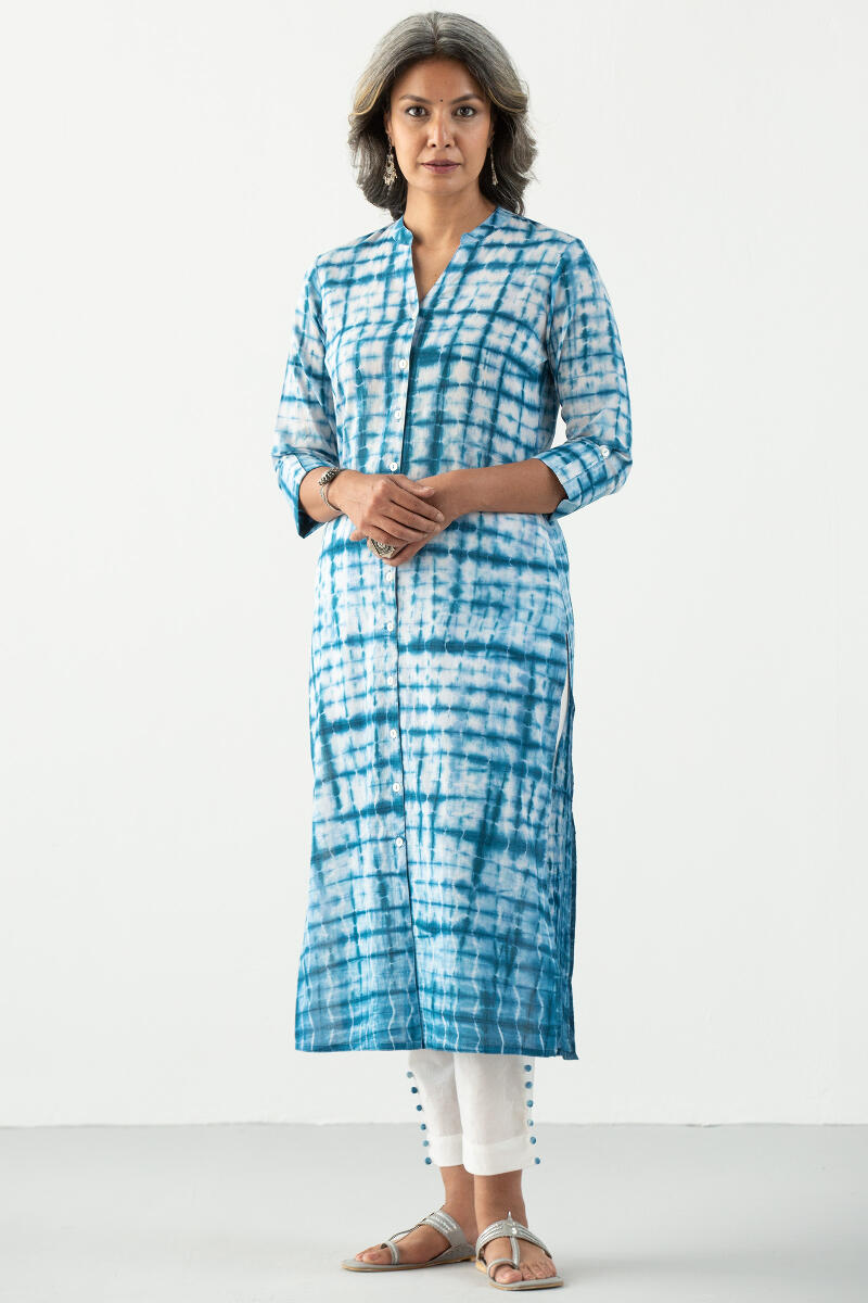 Leher Zoya Shibori Kurta