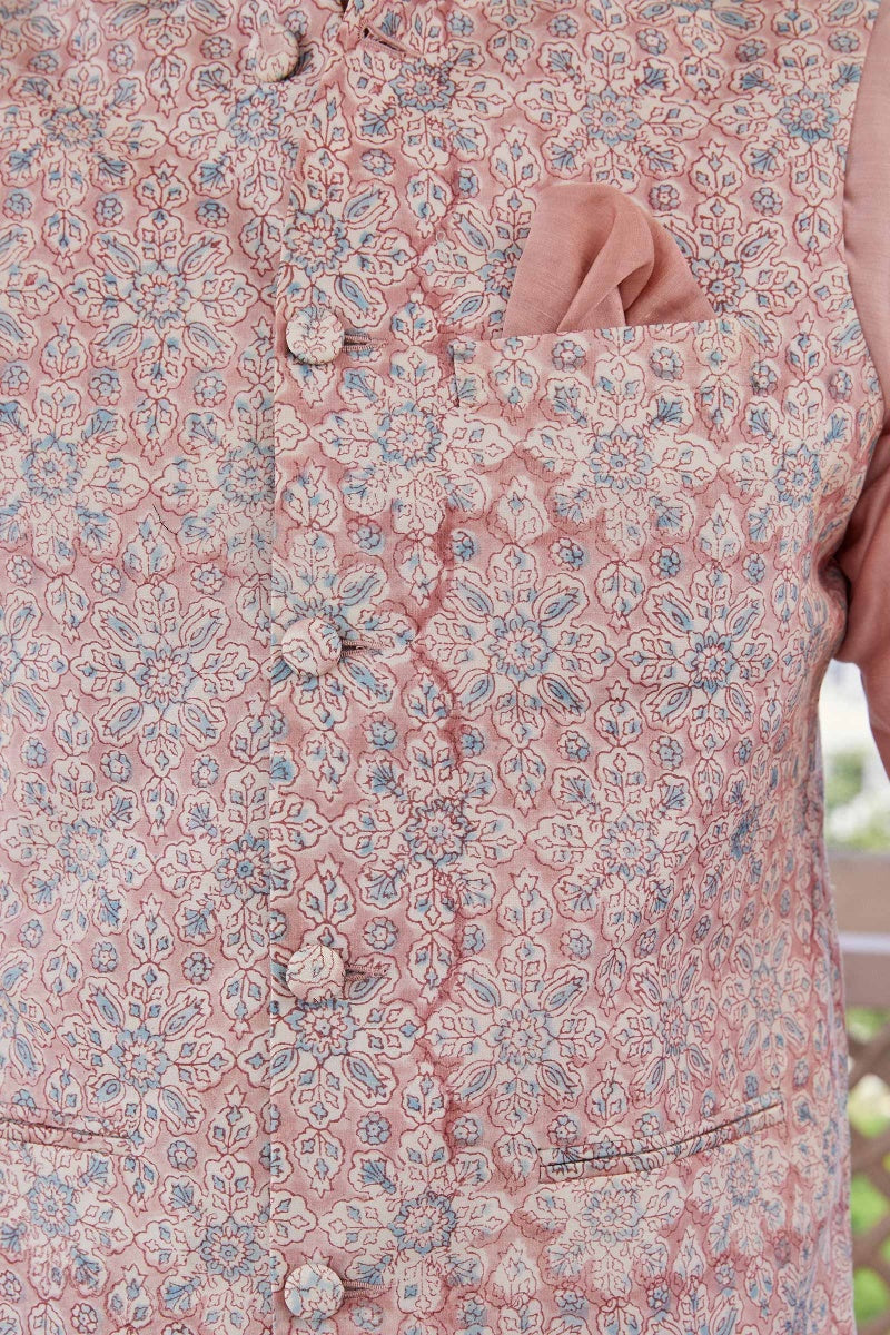Zameer Chanderi Nehru Jacket