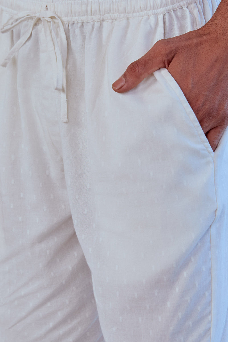 Zaid Cotton Dobby Pants