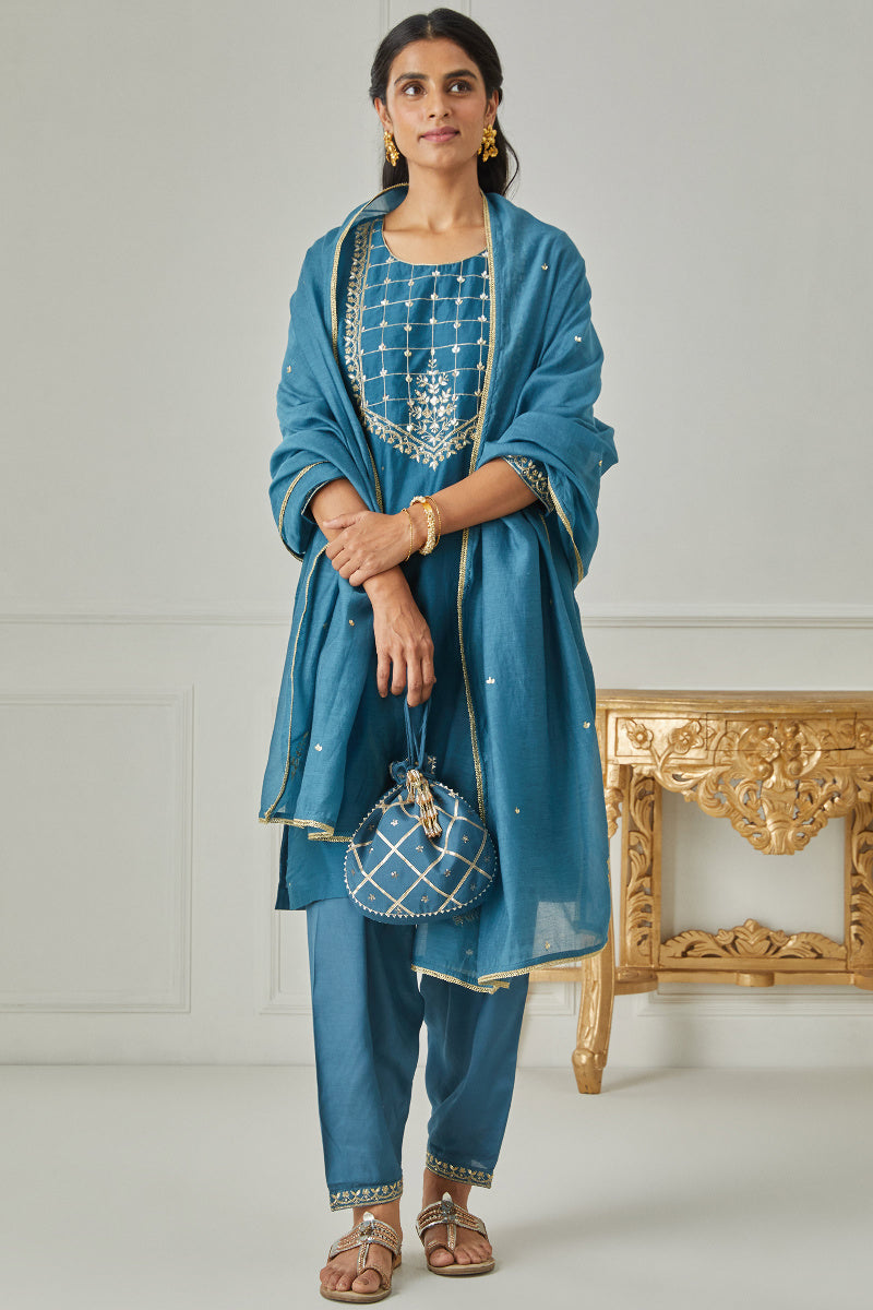 Zubeida Zeenat Chanderi Kurta
